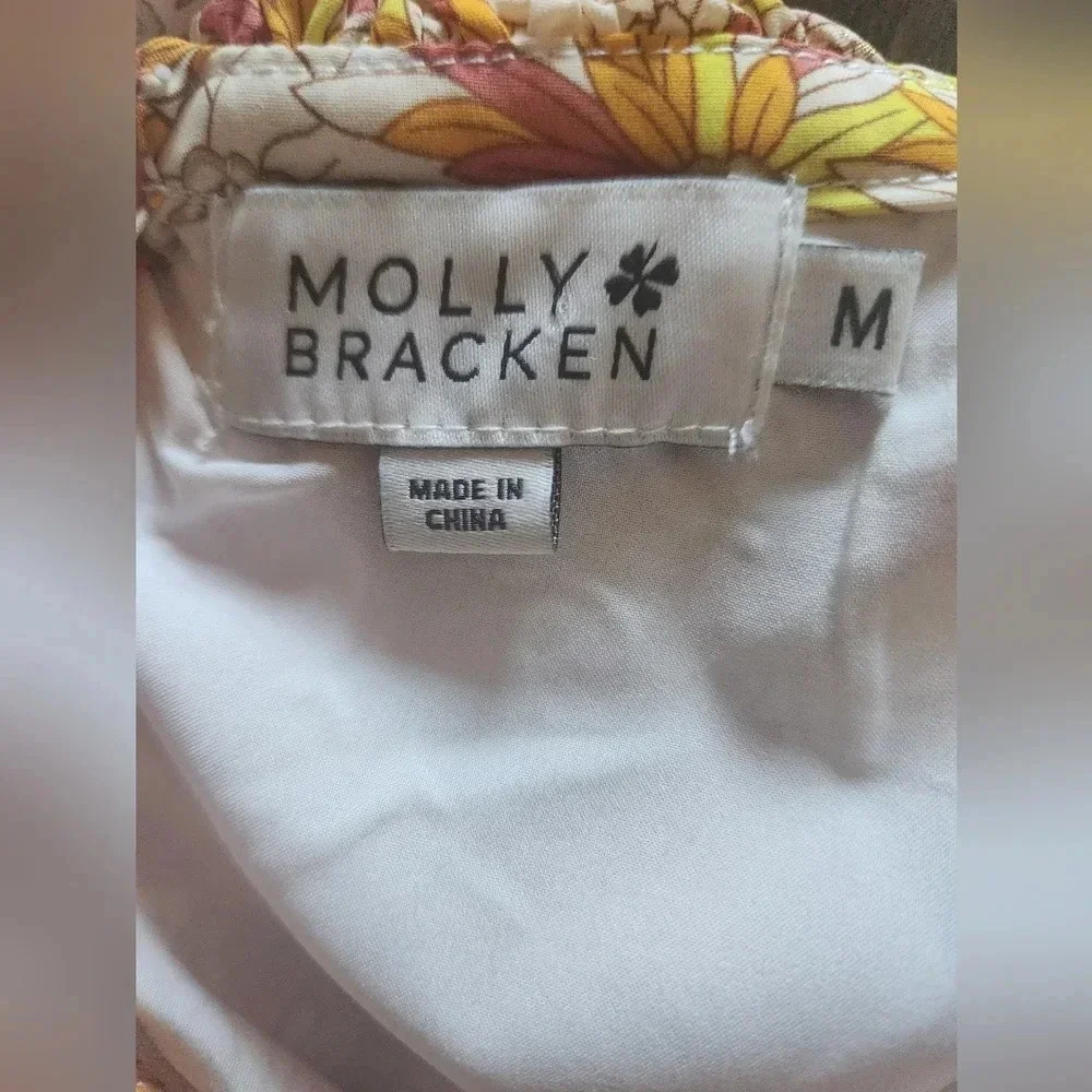 EUC Molly Bracken Retro Frill Strap Dress Medium